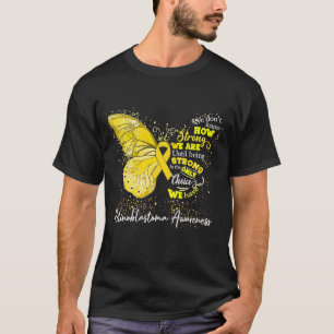 T-shirt Femmes Retinoblastoma Sensibilisation Ribbon jaune