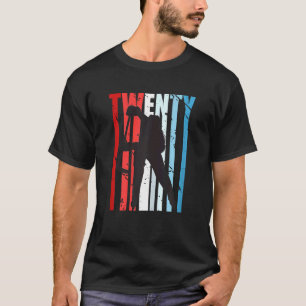 T-shirt Femmes Rétro Femmes 20e Jeu d'anniversaire de hock