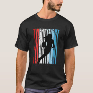 T-shirt Femmes Rétro Femmes 28e Basket-ball Playe d'annive