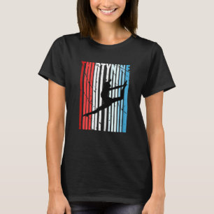 T-shirt Femmes Rétro Femmes 39ème Danse Anniversaire L