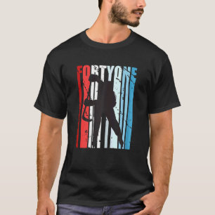 T-shirt Femmes Rétro Femmes 41e Jeu d'anniversaire de hock