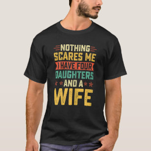 T-shirt Femmes Rétro Fête des pères Anniversaire J'ai quat