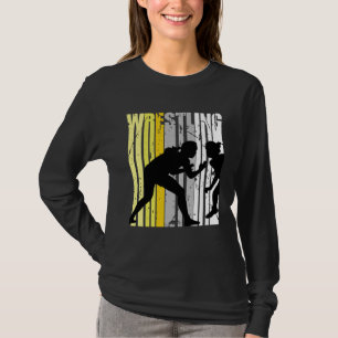 T-shirt Femmes Retro Wrestling Rétro Adolescente Adolescen