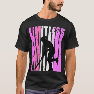 T-shirt Femmes rose Limitless Hockey Anniversaire Inspirer
