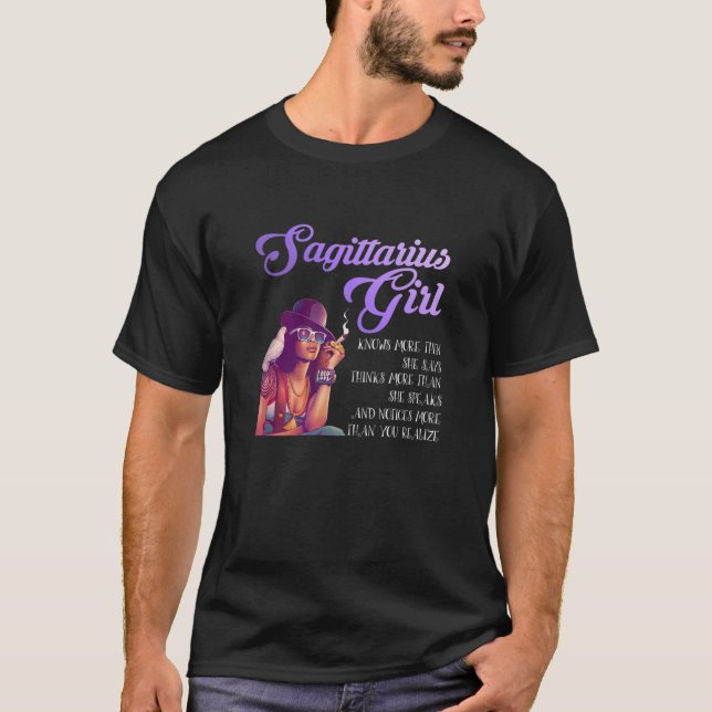T-shirt Femmes Sagittarius Filles Nées En Novembre 22 - De (Devant)