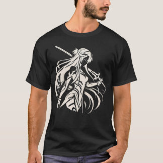 T-shirt Femmes Samouraï Anime 1x0001 Noir