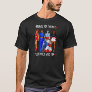 T-shirt Femmes se préparent pour des ennuis Fête de filles