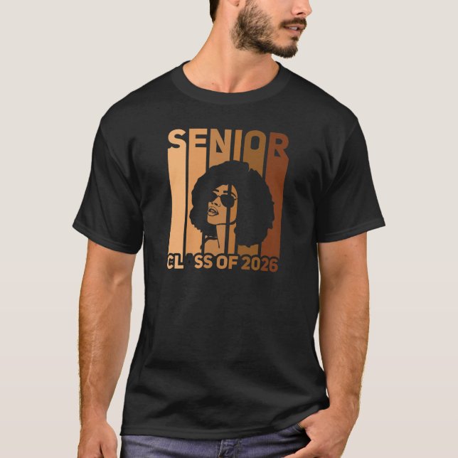 T-shirt Femmes Senior 2026 Black Melanin Smart Afrique (Devant)
