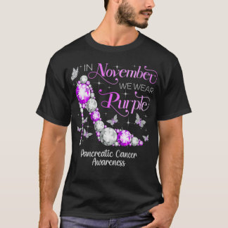 T-shirt Femmes Sensibilisation au cancer pancréatique En N