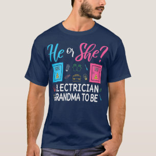 T-shirt Femmes Sexe Révèle Lui Ou Elle Nana Electricien