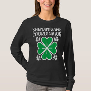T-shirt Femmes Shenanigans Coordonnateur Funny St patrick
