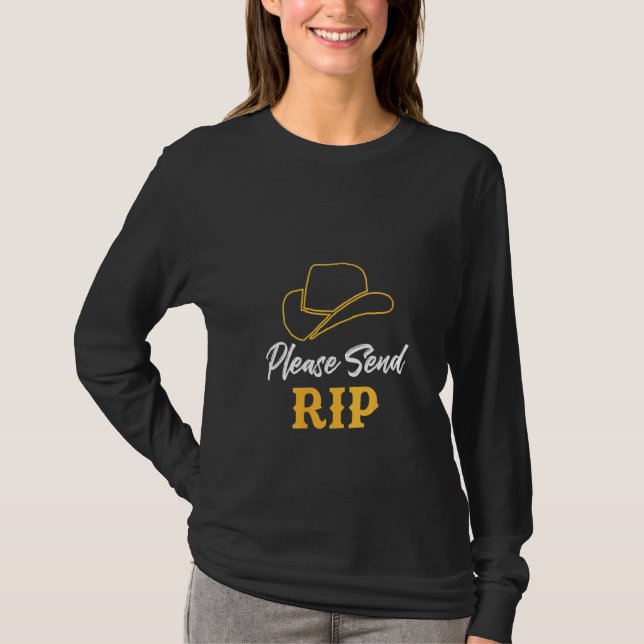 T-shirt Femmes S'Il Vous Plaît Envoyer Rip Yellowstone (Devant)
