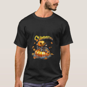 T-shirt Femmes Summerween Vibes Sweet Ice Cream Skeleton S
