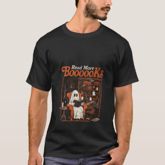 T-shirt FEMMES Super Ghost Lire plus Livres Funny Teacher