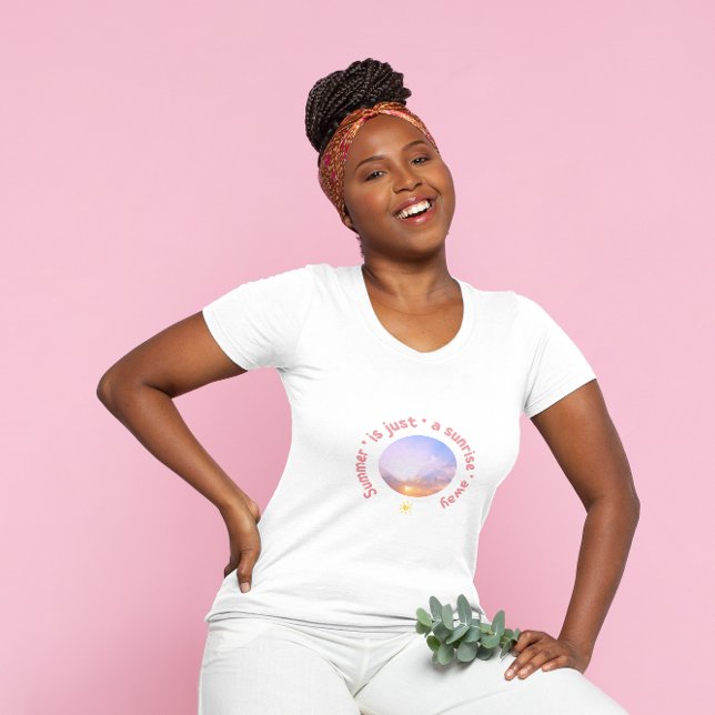 T-shirt femme's Sweet Summer Time Sunrise (Créateur téléchargé)