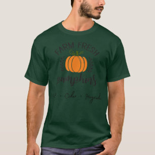 T-shirt Femmes Thanksgiving Citrouille Halloween tombe Déc
