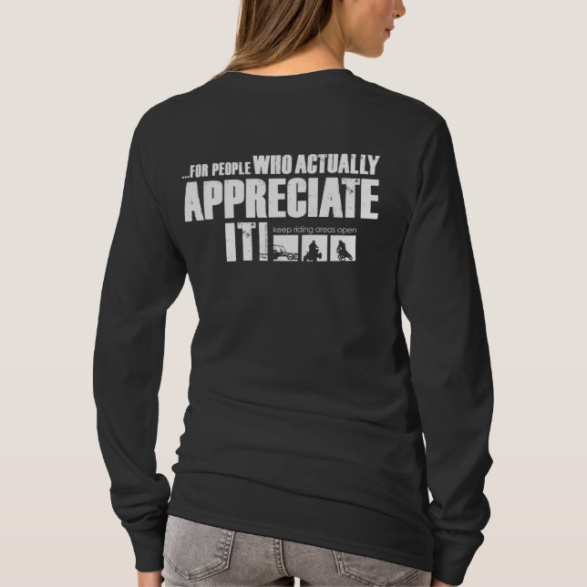 T-shirt Femmes tous terrains - avant et dos imprimés par (Dos)