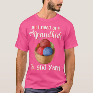 T-shirt Femmes Tout Ce Dont J'ai Besoin C'est Mes Petits-E