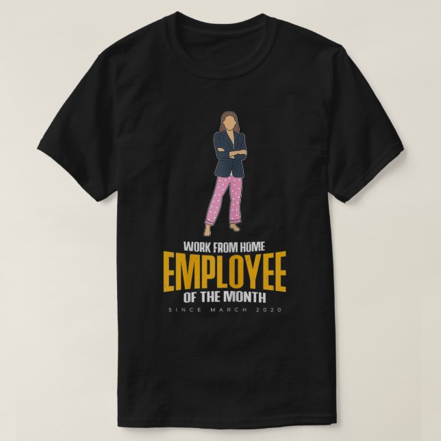 T-shirt Femmes Travail Drôle De L'Employé À Domicile Du Mo (Design devant)