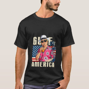 T-shirt Femmes Trump Golfe Des Etats-Unis Amérique Drapeau