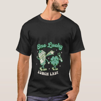 T-shirt Femmes Un Déjeuner Lucky Lady Cafétéria Clovers St
