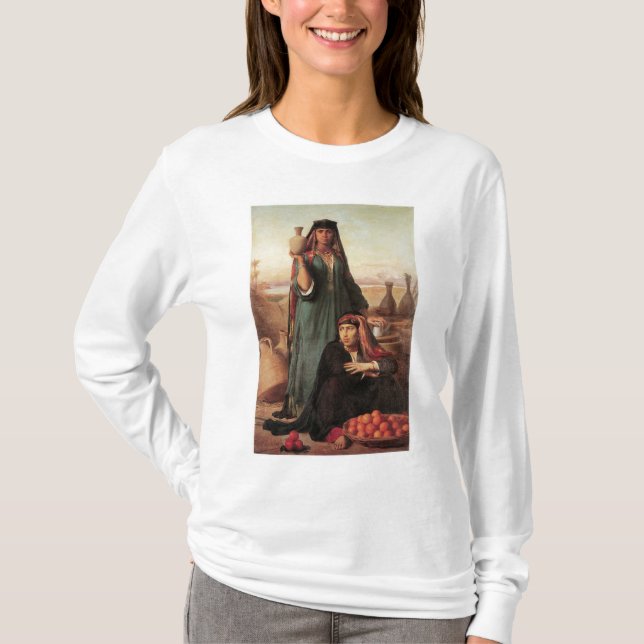 T-shirt Femmes Vendant de l'eau et des oranges... (Devant)