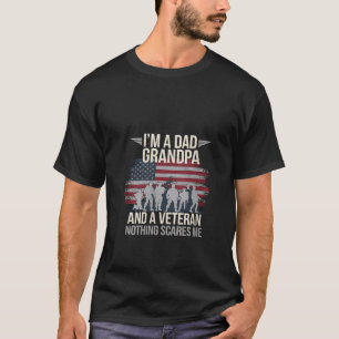 T-shirt Femmes Vétérinaire Papa grand-père Drapeau América