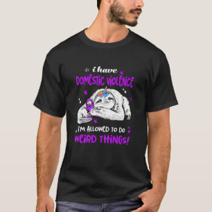 T-shirt Femmes victimes de violence domestique Je suis aut