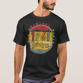 T-shirt Femmes Vintage 1961 61e anniversaire 61 ans Hommes