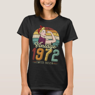 T-SHIRT FEMMES VINTAGE 1972 ÉDITION LIMITÉE