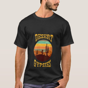 T-shirt Femmes Vintage Arizona Sunset Desert Gypsy Living