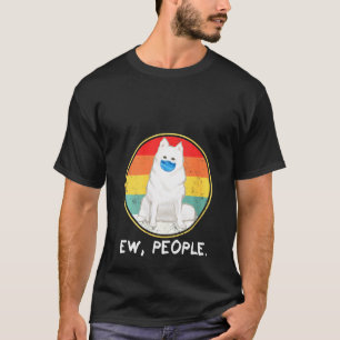 T-shirt Femmes Vintage Ew Personnes Chien Esquimau América