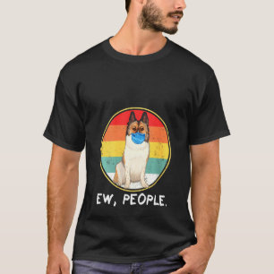 T-shirt Femmes Vintage Ew Personnes Chien Islandais Chien