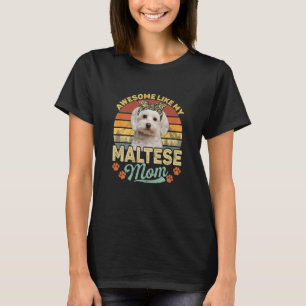 T-shirt Femmes Vintage stupéfiant Comme Ma Mère Maltaise M