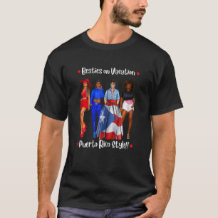 T-shirt Femmes Voyage Filles Porto Rico Batcherlotte Fête 