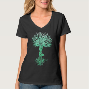T-shirt Femmes Yoga Namaste Femmes Méditation Chakra Femme