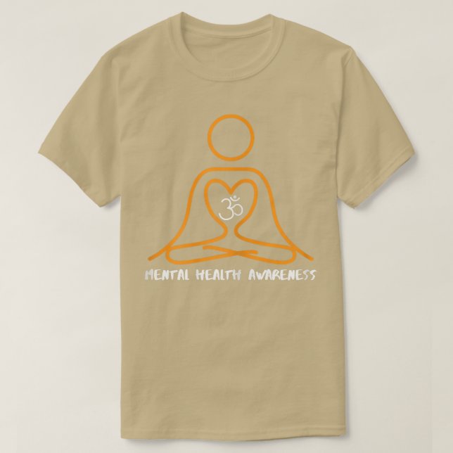 T-shirt Femmes Yoga Sensibilisation à la santé mentale (Design devant)