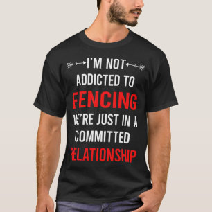 T-shirt Fencer de clôture de relation