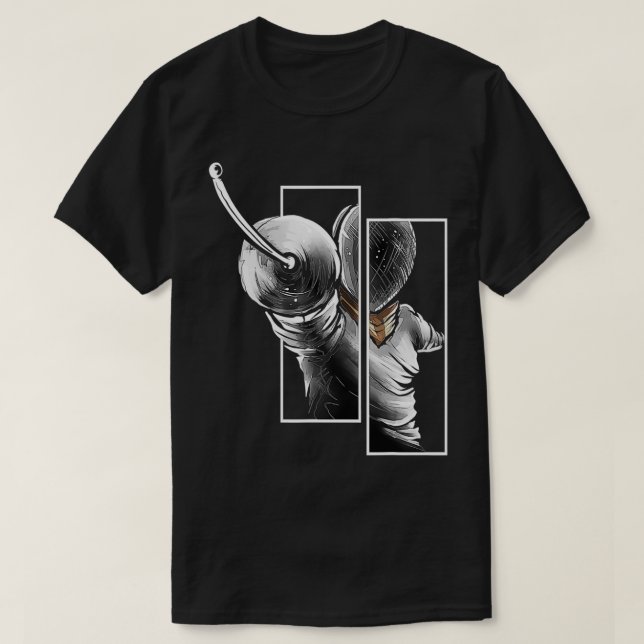 T-shirt Fencer de l'enceinte avant (Design devant)