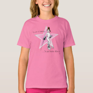 T-shirt FencerGrrl - je ne suis pas un garçon manqué…