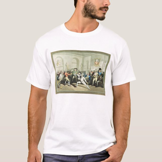 T-shirt Fencing Academy de M.H Angelo, gravée par Charles (Devant)
