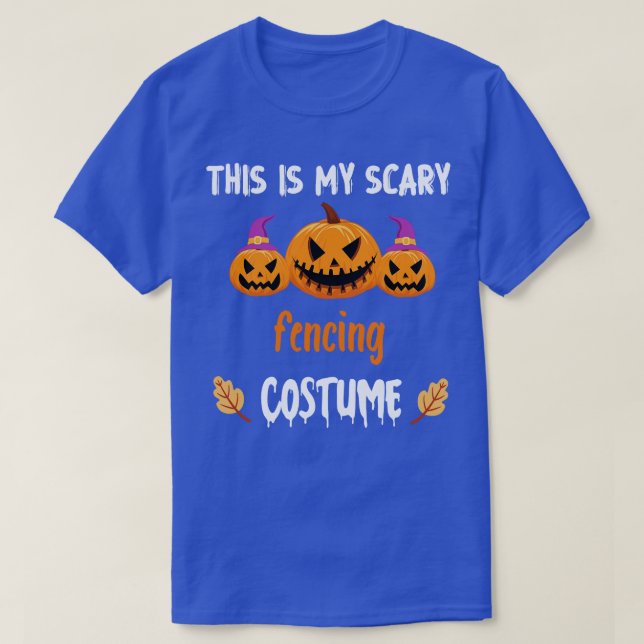 T-shirt Fencing  For Halloween Halloween Fencing  This Is  (Design devant)