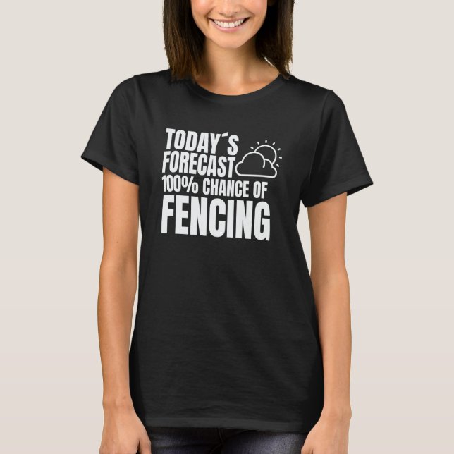 T-shirt Fencing saying fencing trainer outfit fencing spor (Devant)