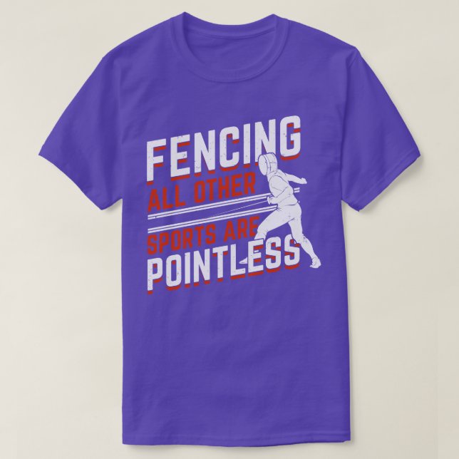 T-shirt Fencing Sport Fencer Cadeau (Design devant)