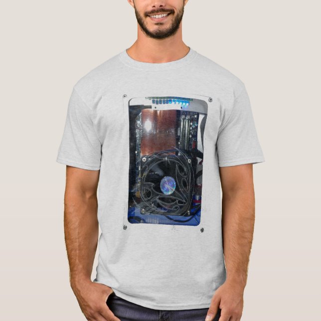 T-shirt Fenêtre à l'âme de modders (Devant)