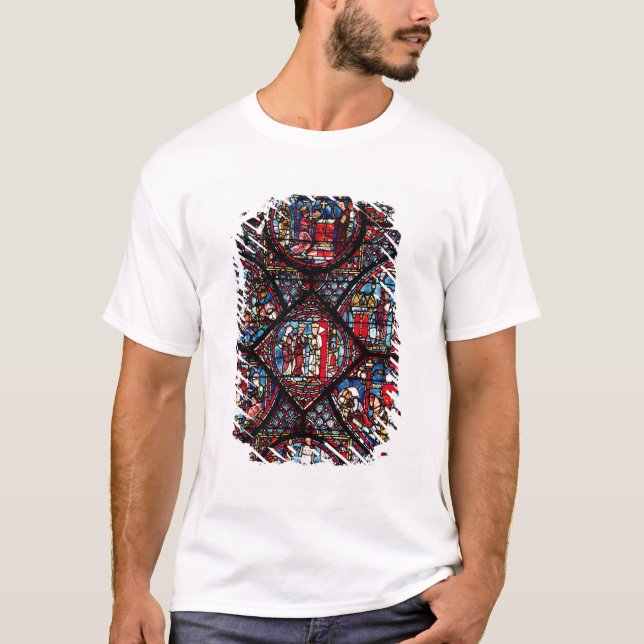 T-shirt Fenêtre dépeignant des scènes (Devant)