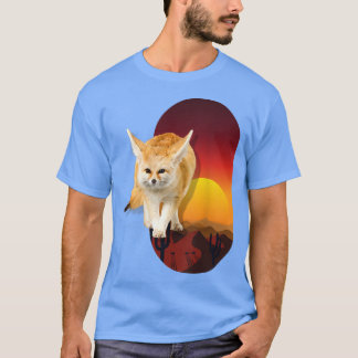 T-shirt Fennec Fo Canine Désert Hommes Femmes Enfants 1087