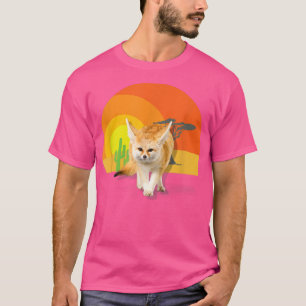 T-shirt Fennec Fo Desert Cute Retro Hommes Femmes Enfants