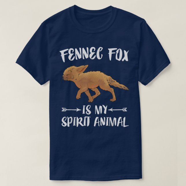 T-shirt Fennec Fo Est Mon Esprit Animal (Design devant)