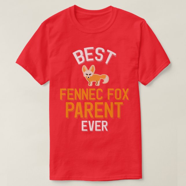 T-shirt Fennec Fo Lover Meilleur Fennec Fennec Pour Parent (Design devant)